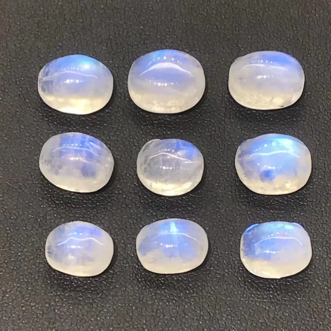 Natural Crystal Stones Gemstone Hello Kitty Rainbow Moonstone Carving Cate Head For Healing Pendants
