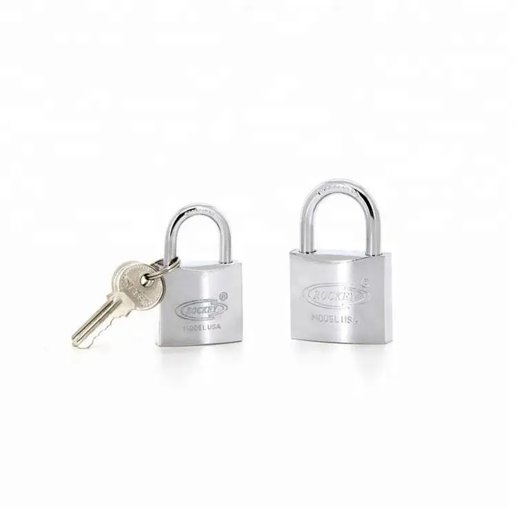 Heavy Duty Nickel Plated locks keys Stainless Steel cylinder replaceable Padlock