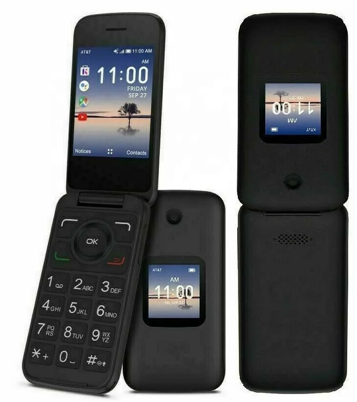 Bulk Unlocked keypad mobile  4G LTE Used Original Flip Phone for Alcatel Go flip 4 4052