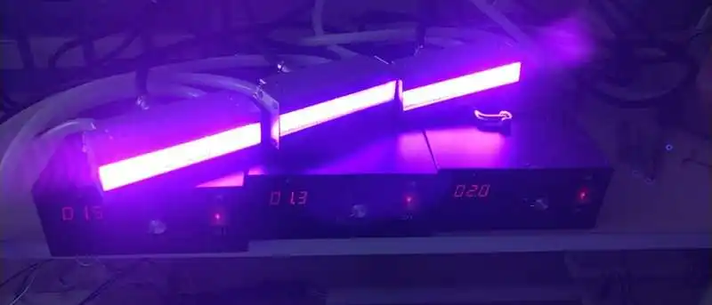 Высококачественная УФ светодиодная система отверждения Светодиодная лампа 395nm 720 Вт 110 В 220 УФ-свет для офсетной