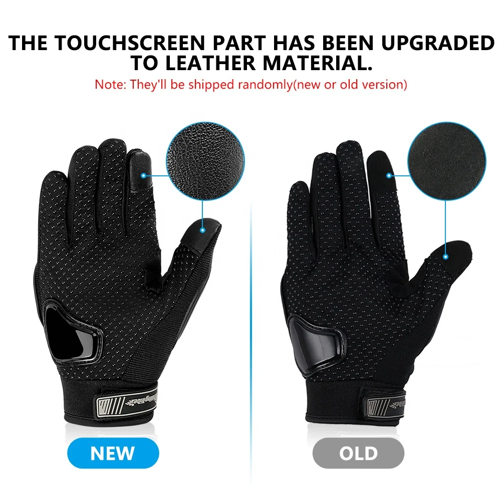 Men Summer Touch Screen Breathable Powered Motorbike Racing Riding Bicycle Protective Gloves Summer Motorcycle Gloves