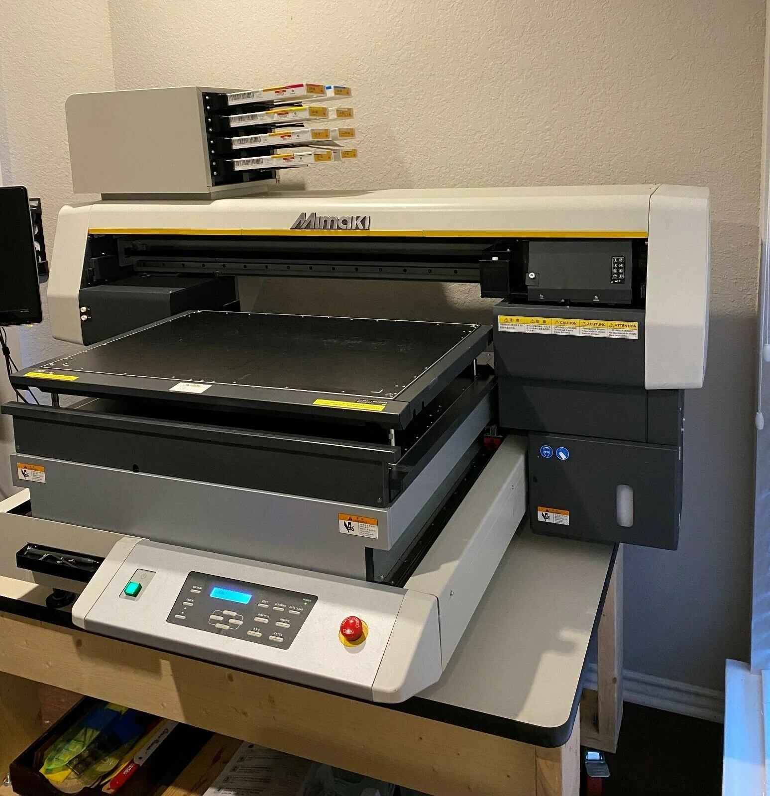 Used Mimaki UJF-6042  Flatbed UV Printer useLH-100/LUS-120/LUS-150 UVink