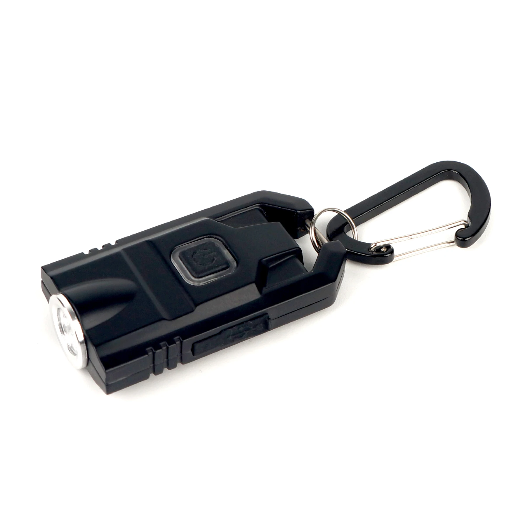 High Power 300LM Aluminium Portable Mini Keychain Light Custom USB Rechargeable LED torch Key Ring Light For Pendant