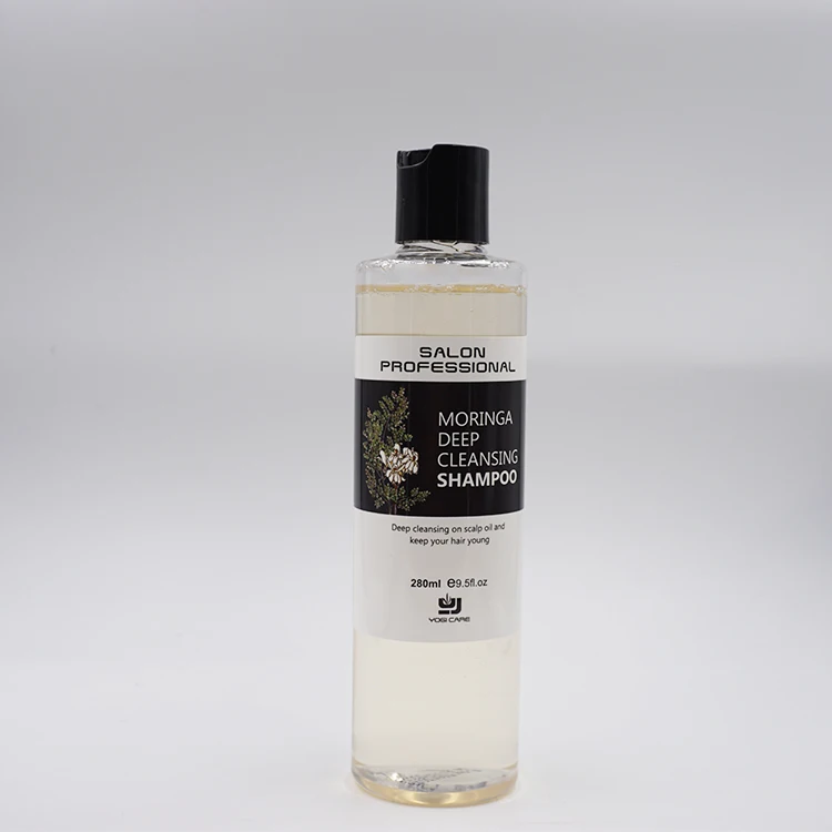 280ml moringa deep cleanse hair shampoo for hair oil control