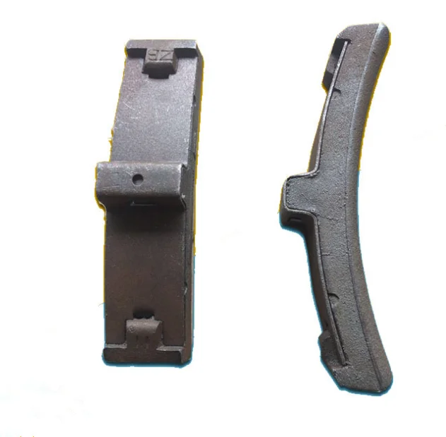 Rail Brake Shoe Locomotive, Rail Brake Shoe for Railway train parts, Cast Iron Rail Brake Shoe