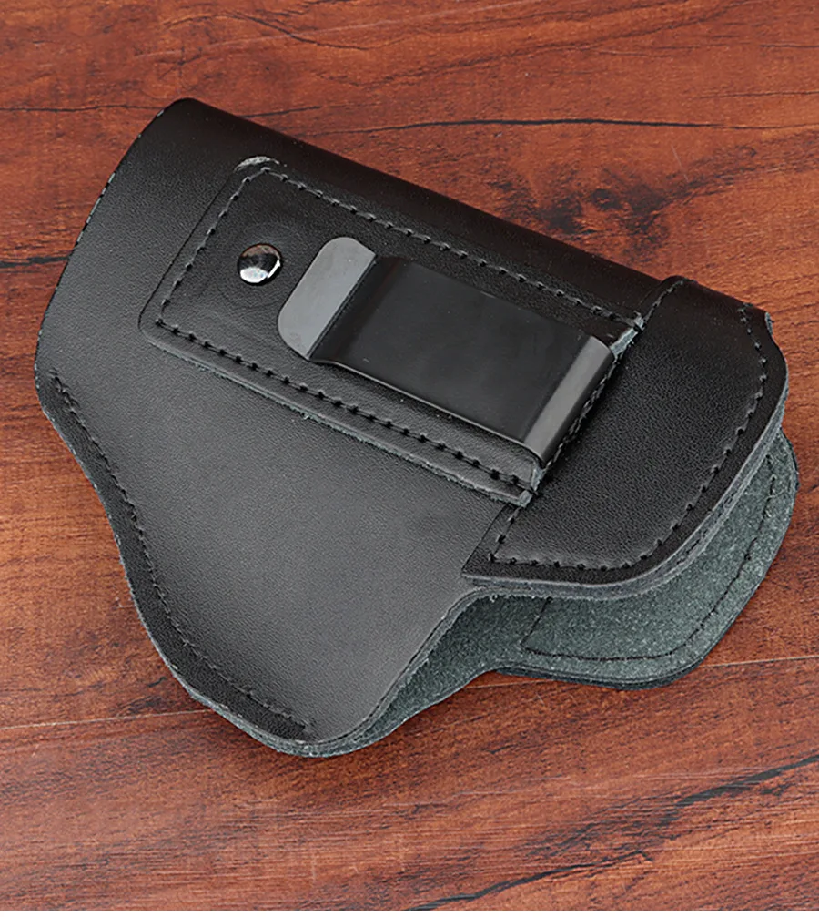 Hot sale outdoor leather case easy to carry hidden leather personal protection hidden leather holster