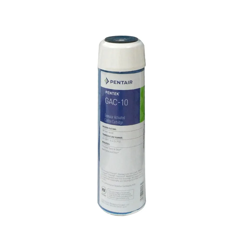 Pentair water purifier reverse osmosis water filter 10 inch  granular activated carbon cartridge gac-10 filter cartridge