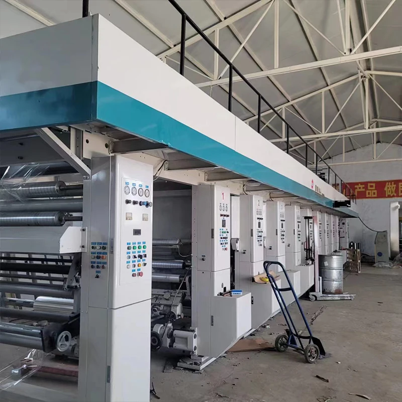 Aluminum Foil Pvc Bopp Film Register High Speed Gravure Printer Used Rotogravure Printing Machine