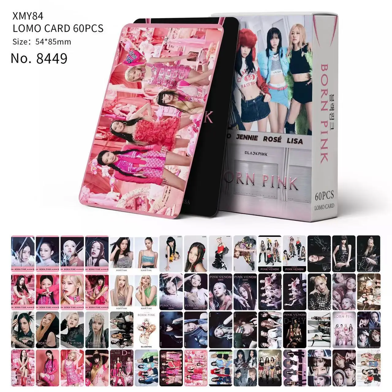 Kpop Fans products How you like that Photocard set 54 pcs Lomo cards Gift for Blink