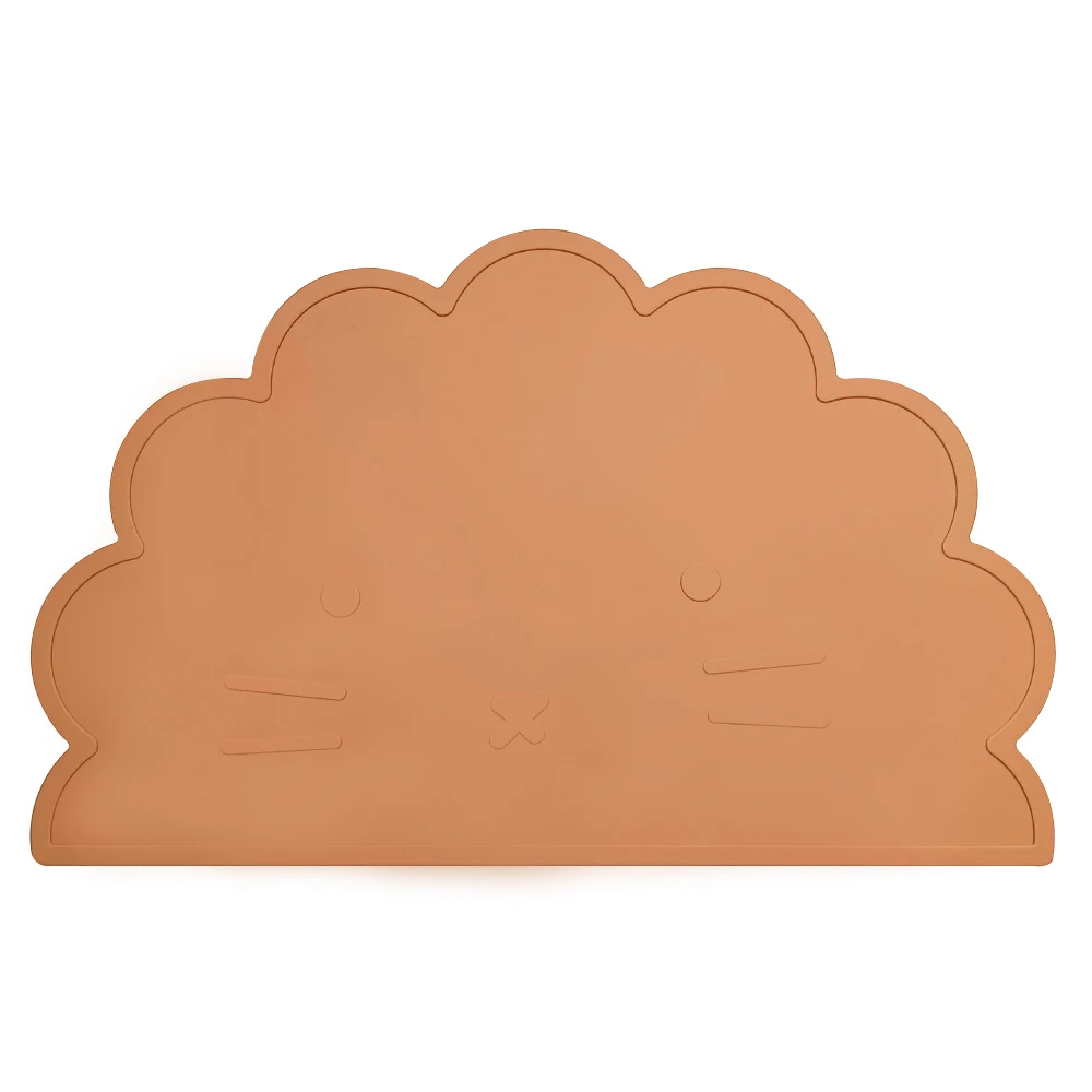 Customized Suction Plate Educational Silicon Sensory Wholesale Silicone Table Placemats For Baby Kids Fork Plate