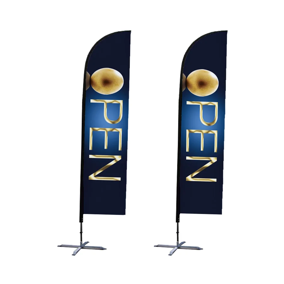 
PDyear custom print bowhead wind tradeshow swooper bow teardrop blade bali sail flutter flying beach feather flag banners 