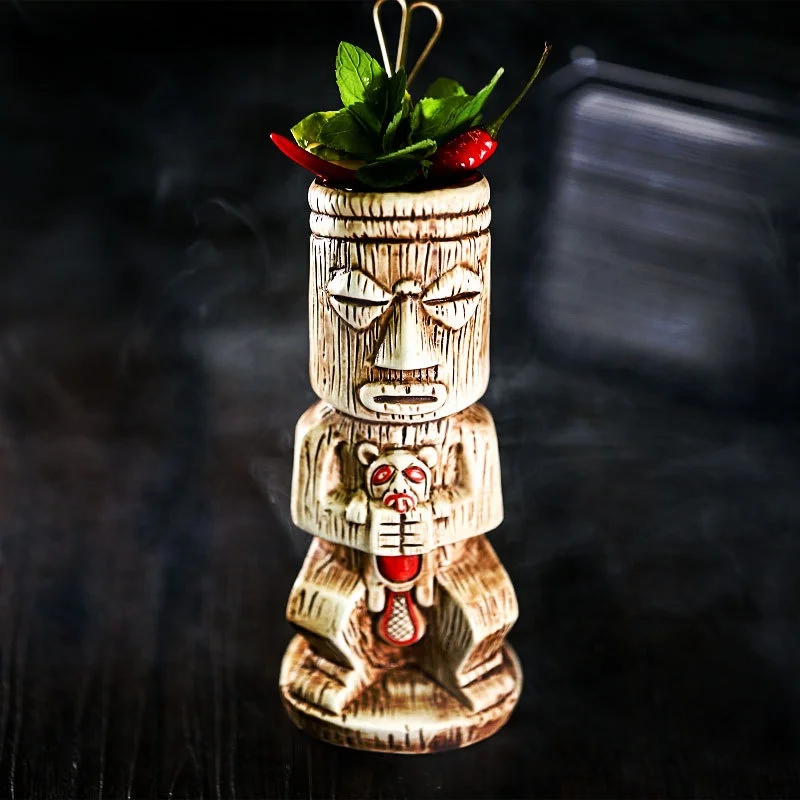 custom ceramic the Apes Tiki Mug Lawgiver Bone Variant Collectible