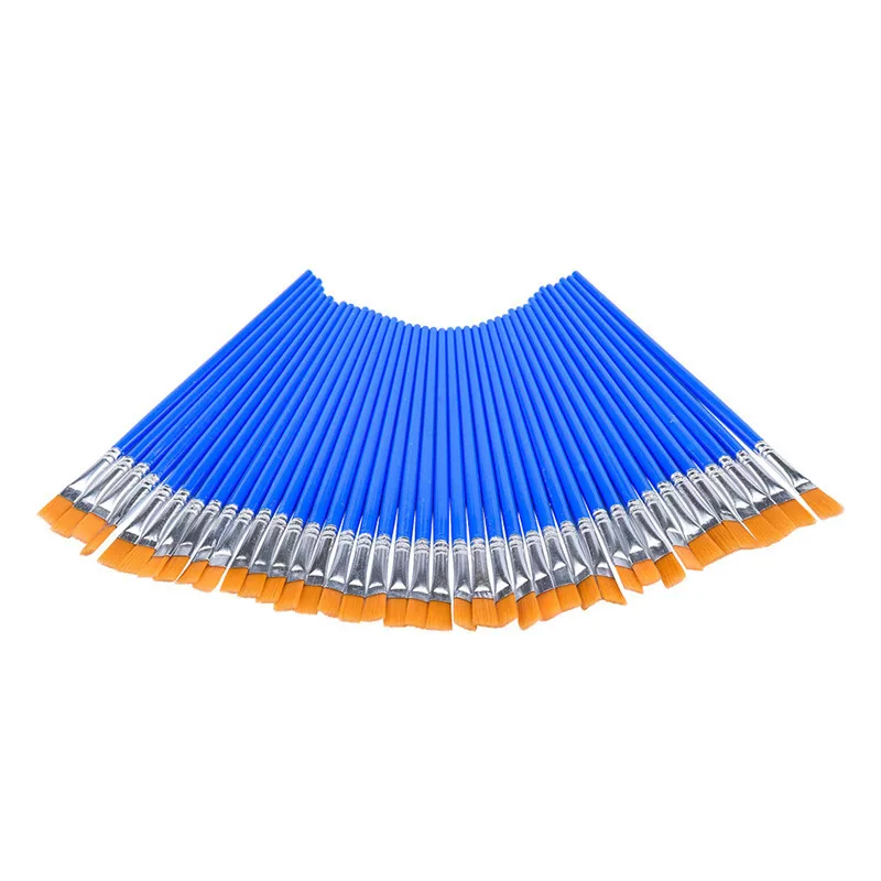 Single Paint Brush Round Pointed Tip Nylon Hair Artist Detail Paintbrushes Professional Fine Acrylic Oil Watercolor Brushes