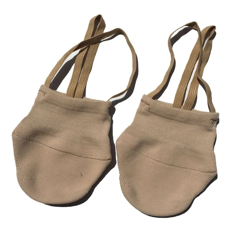Мягкие полуноски для художественной гимнастики, художественные аксессуары для бальных танцев, эластичная обувь для гимнастики цвета хаки