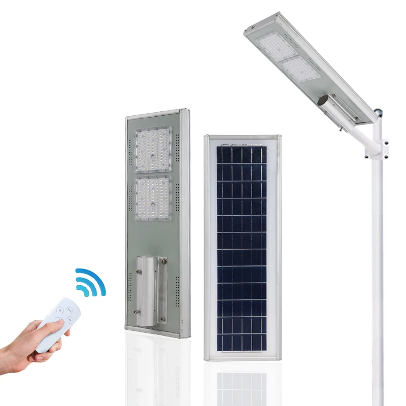 Powerfull 50W 100W 150W 200 Watts Solar Panels All in One Lamps Outdoor Led Street Lights for Smart Cities