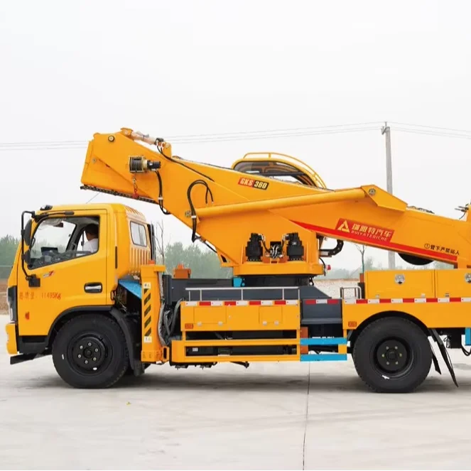 Factory direct sale  Dongfeng 36m Telescopic boom aerial work truck for Outdoor decoration