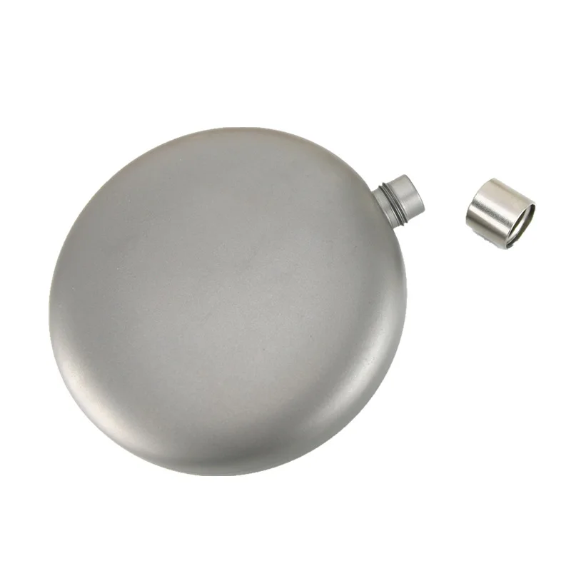 Mini 6oz Pure Titanium Ultralight Hip Flask Portable Wine Bottle Pocket Flasks Alcohol Bottle with Funnel