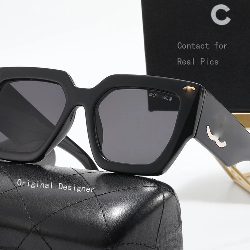 2024 New Design High Quality Low Price PC  Fashion Square Trendy Luxury Sunglasses For Men Women Sunglasses