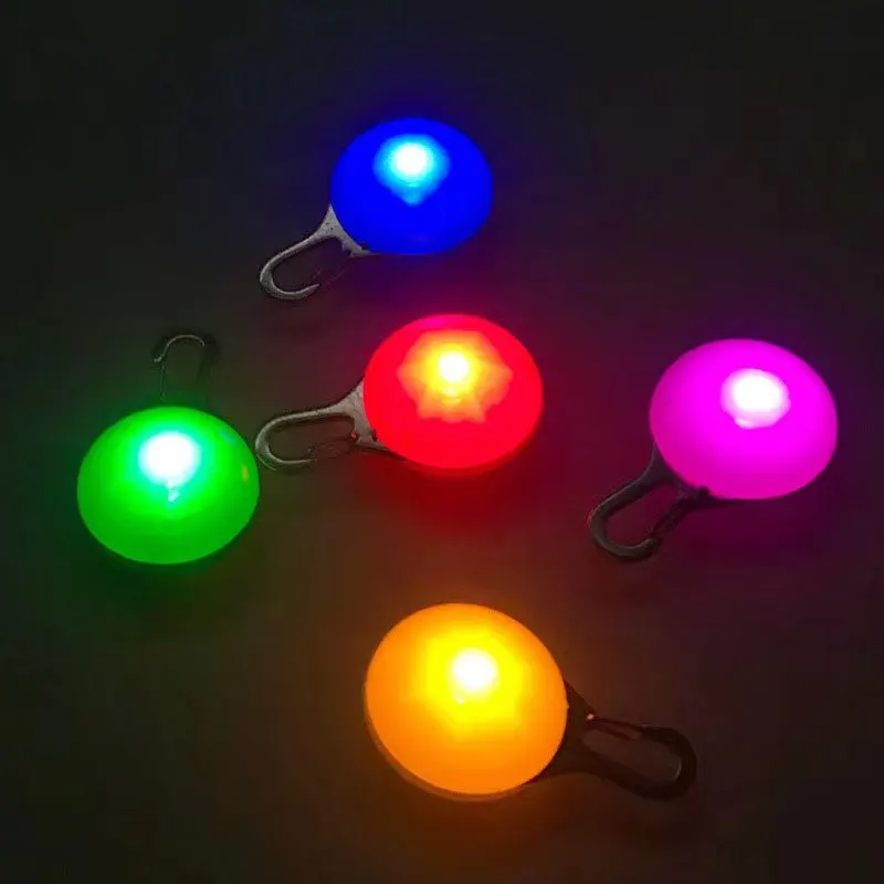 Safety Strobe Harness Leash Necklace Night Walking Glow Rechargeable Clip USB Glowing Pet LED Dog Collar Light Dog Lights