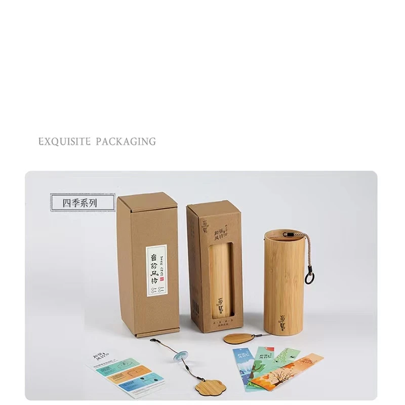 high quality 2024 New style 8-tone wind chime for meditation healing gift  Japanese hand scale chord bamboo wind chime