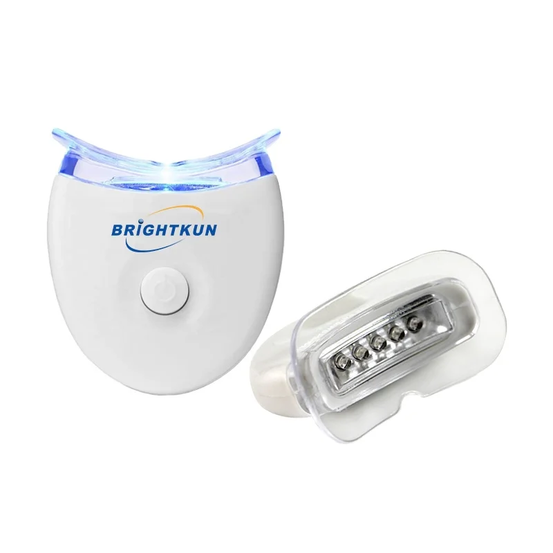 Европейская мини светодиодная подсветка для мобильных телефонов, подключается к светильнику для отбеливания зубов из пищевого материала, силиконовый мундштук