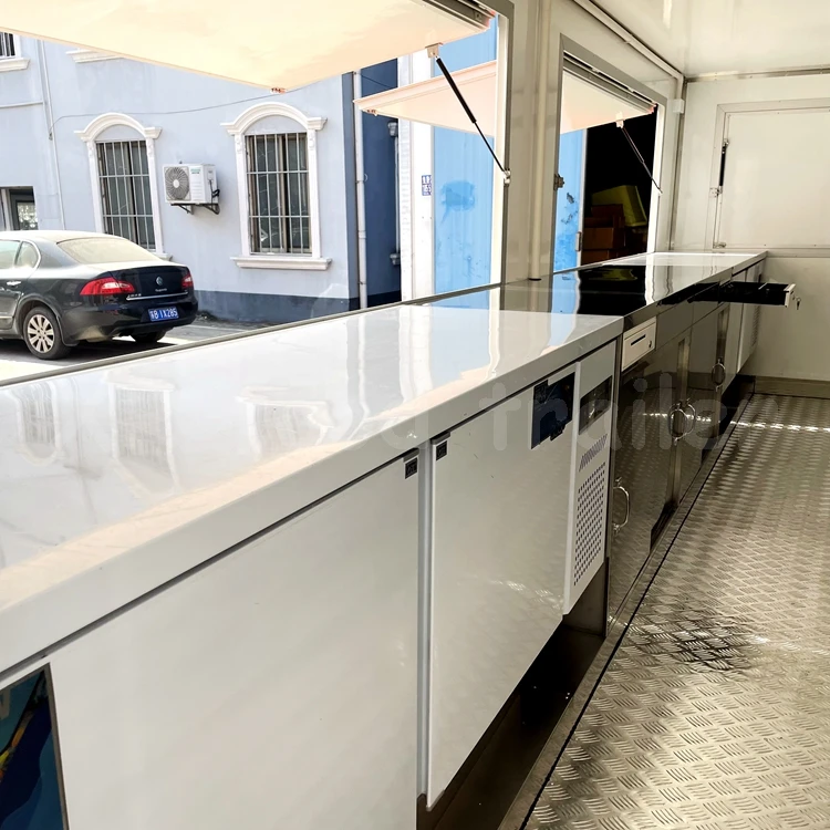 coffee bubble tea hamburgers merchandise vending carts snack food cart trailers truck for sale from china