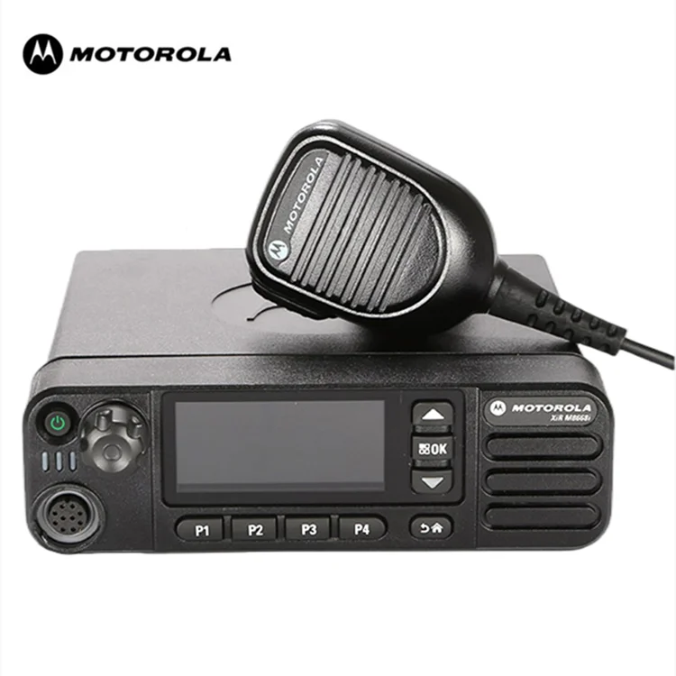 Original Motorola DMR Car Radio DM4600e Analog/Digital VHF/UHF Car Radio Intercom is suitable for two-way radio radio