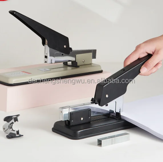 Large hand-held financial thickening stapler Heavy duty office stapler