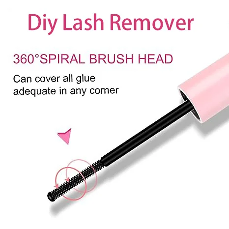Customized DIY Eyelash remover Single Cluster False Eyelash Bond Glue Lash Cleaning Remover Gel Oil 5ml