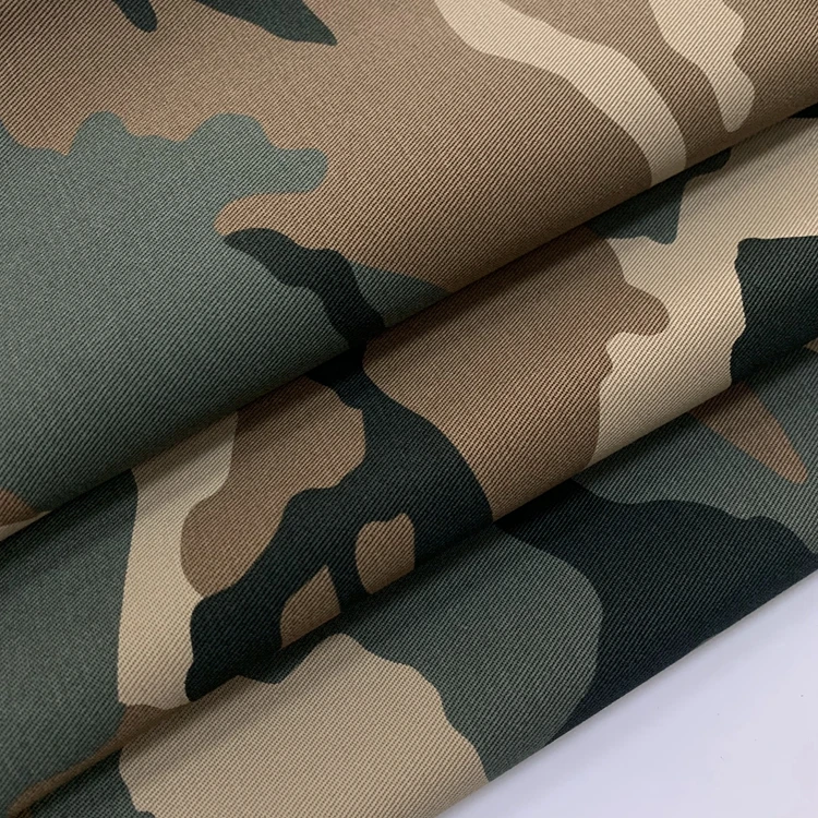 100% cotton fabric camouflage twill for factory-customized pants jackets and other clothing