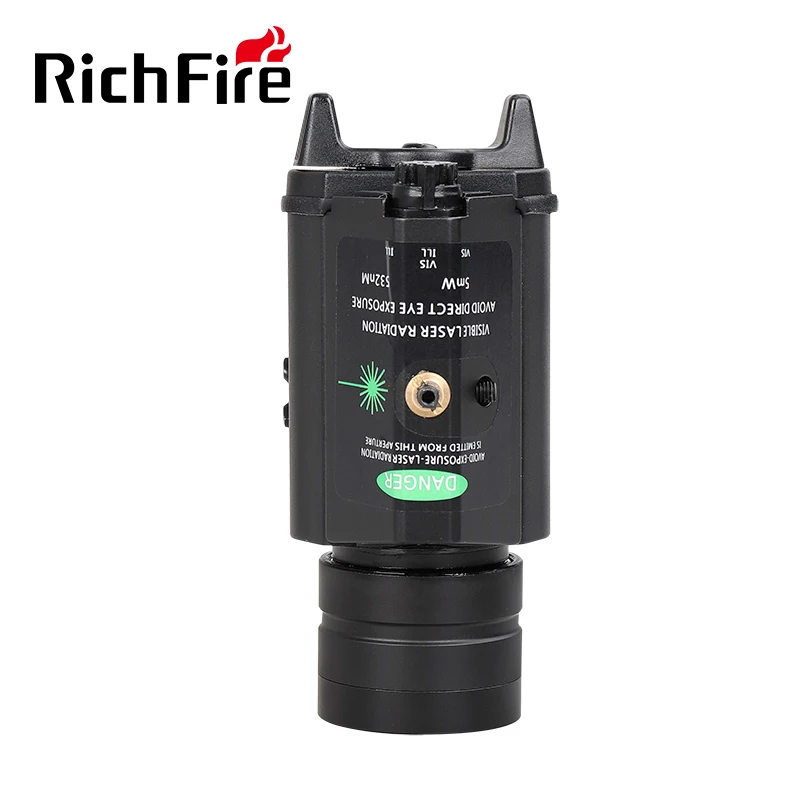 Outdoors sports high quality customized logo RichFire green laser 1000LM torch light