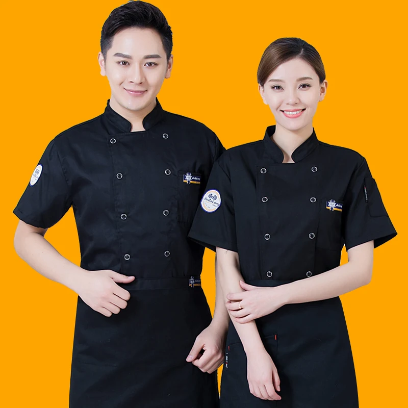 Chef Uniform Hotel Staff Uniform Restaurant & Bar Polyester Cotton for Unisex Sets uniforms for chef