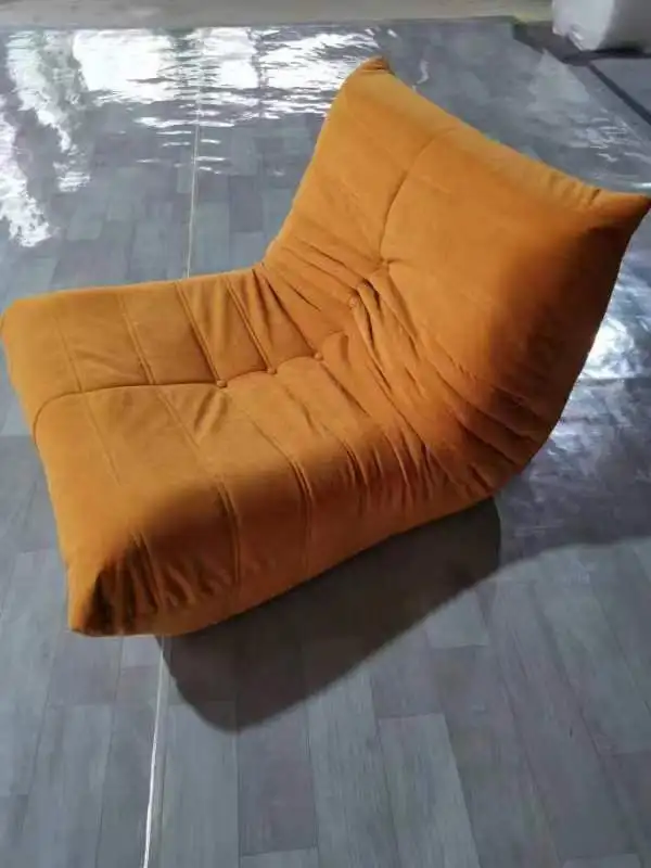 High quality togo sofa for living room compressed modern good quality foma upholstery customize fabric accent chair