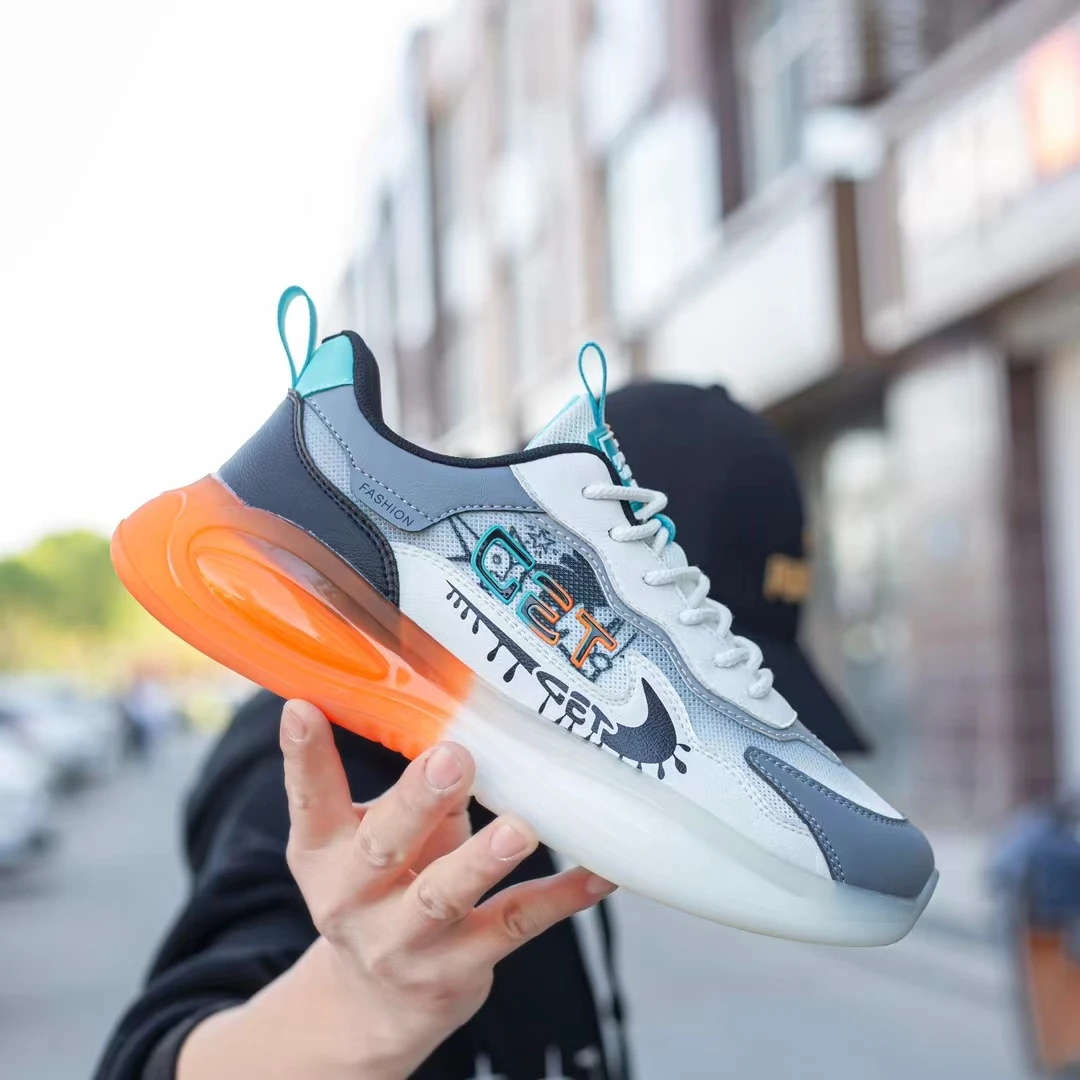 Hebei Factory low price small MOQ new Trendy thick sole casual sport running add logo custom shoes sneakers