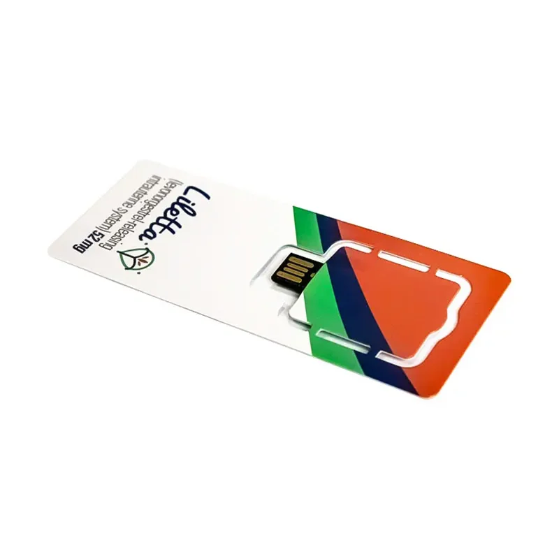 Promotion Gift Supply USB Flash Drive Webkey Full Colors Printed 8GB 16GB 32GB Flyer Clip-on Paper Card Various usb memory