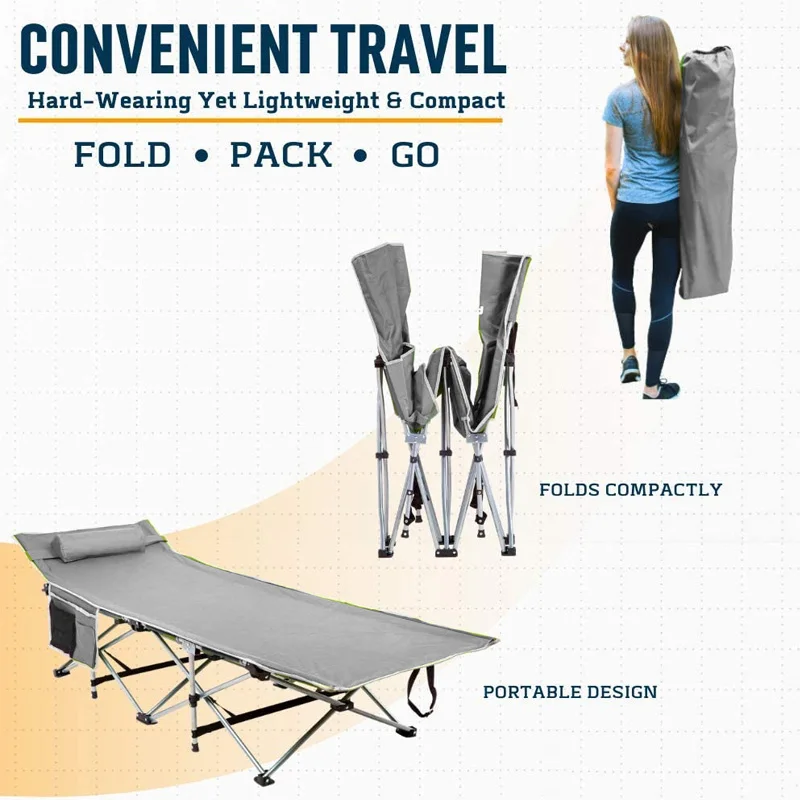 Portable ultra-light aluminum alloy in the field Camping Cots
