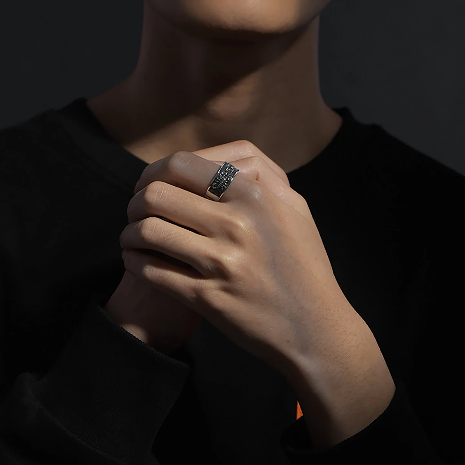 2022 оптовая продажа готическое кольцо скорпиона винтажные мужские кольца с гравировкой животных