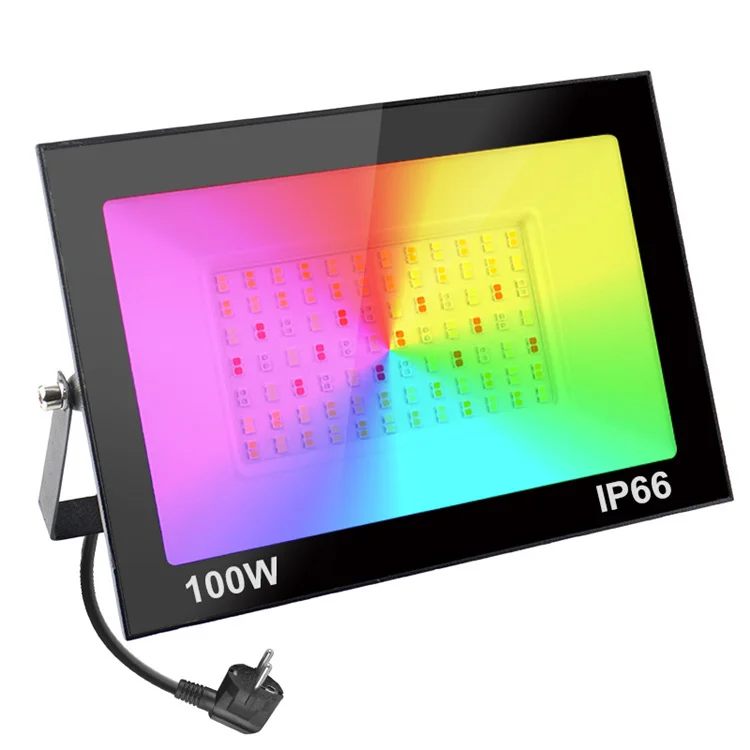RGB RGBW remote control Outdoor Security bowfishing Super Bright Ultra-thin Outdoor IP66 Waterproof LED Spotlight