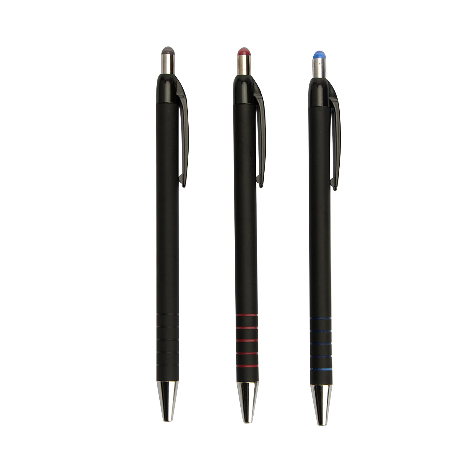 Aihao Super Fluent Writing 0.7mm 1.0mm Black Plastic Retractable Ballpoint Pens