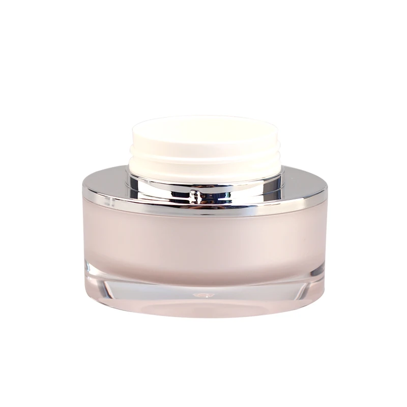 Free sample luxury empty plastic cosmetic bottle jar packaging