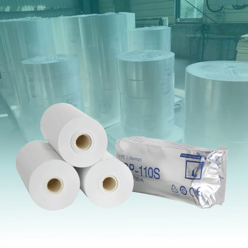 thermal Print Video Ultrasound Paper Film/Media 110mm x 20m jumbo roll