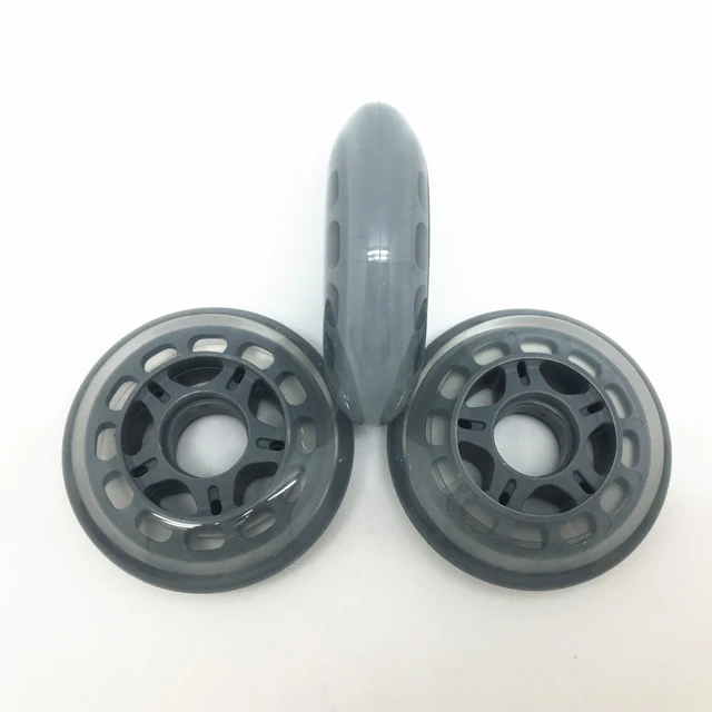 Custom printing color 64 70 68 mm 72mm 76mm 80mm 84mm 90mm 100mm rubber caster wheels polyurethane PU roller inline skate wheels