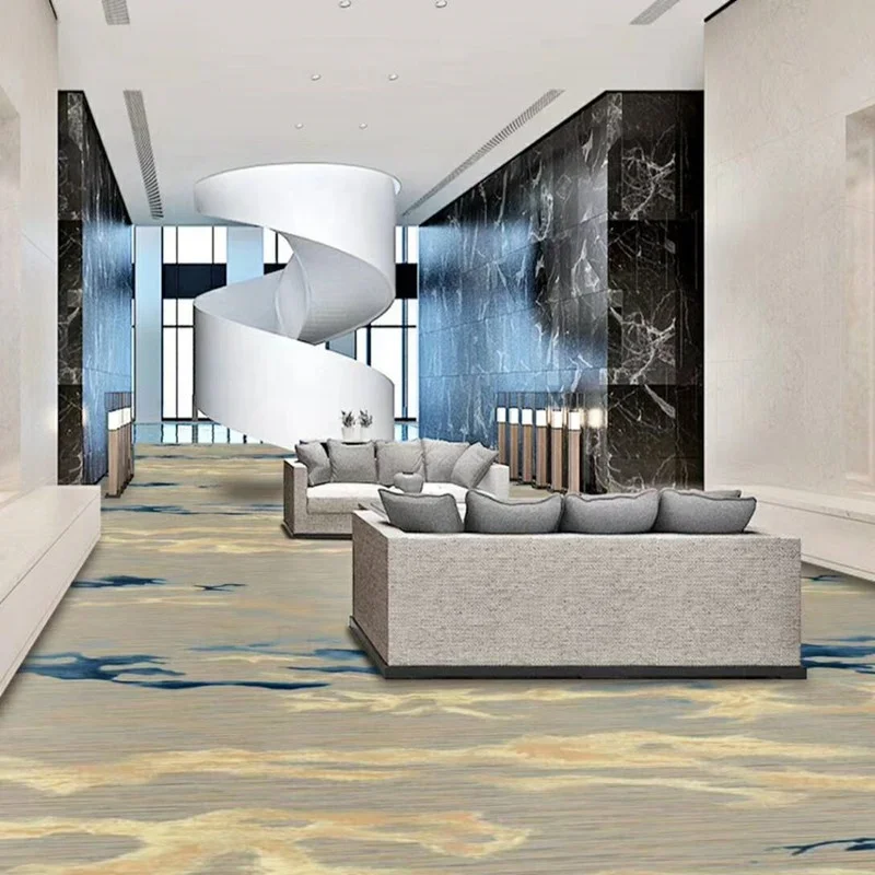 Hd Printing Carpet Hotel Printed Carpet Corridor Cinema Ktv Bar Club Casino Conference Room Billiard Hall Fireproof Floor Rugs