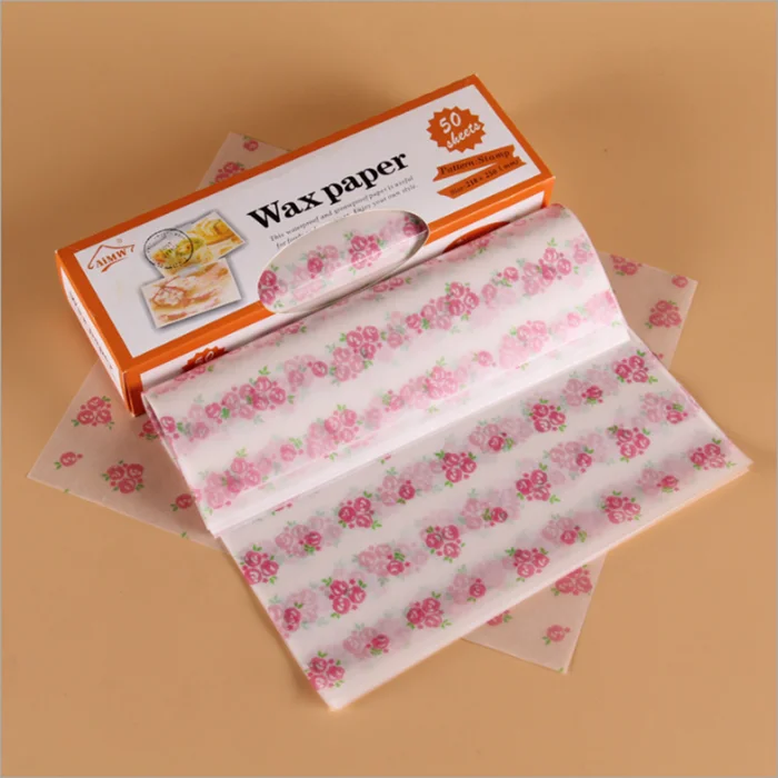 Food packing paper paraffin paper sheets