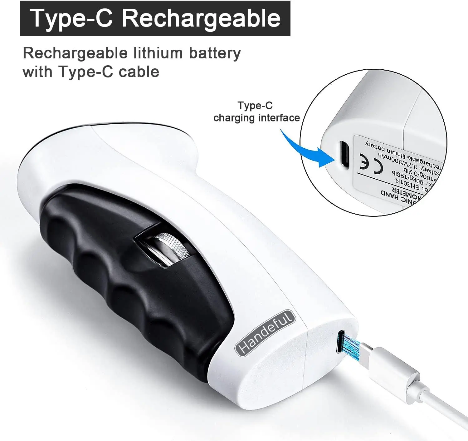 2 in 1 Electronic Digital Hand Dynamometer Grip Trainer Arm Fitness Hand Strengthener