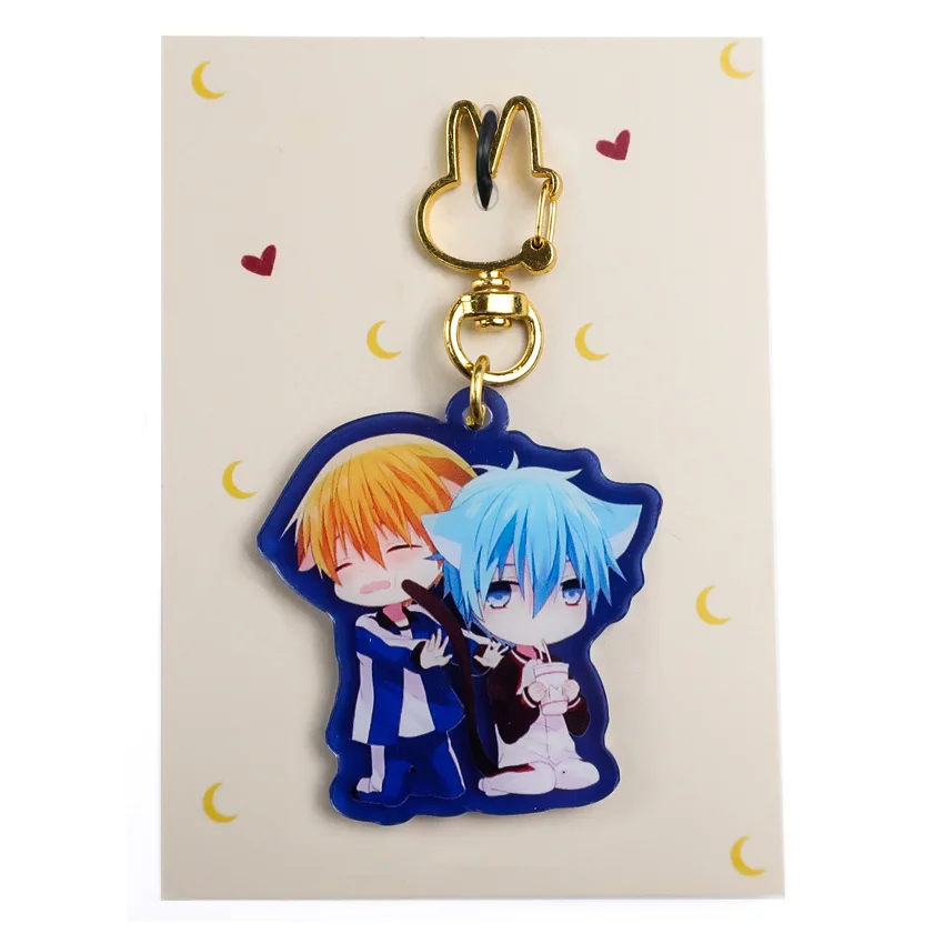 Hot Sale Styles Keychain Double Sided Acrylic Cartoon Key Chain Pendant Anime Accessories Keyring for bag