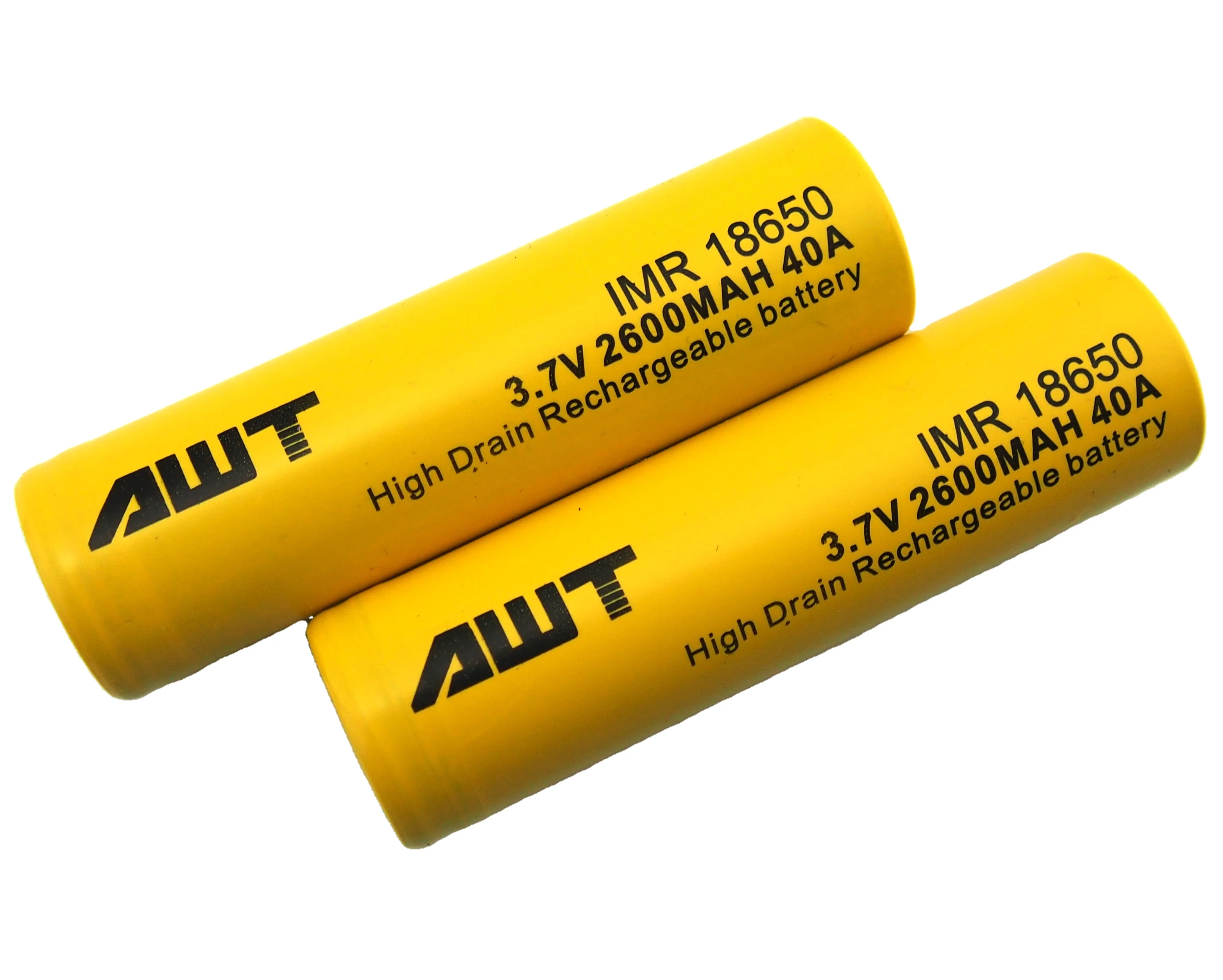 High rate discharge wide application best quality 100% original 18650 2600mah 40A 4000mah with 18650 battery cells power bank