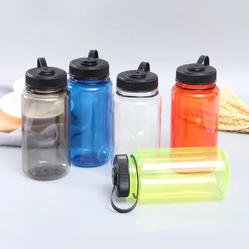 Custom Logo Cycling Clear Reusable Travel Botella De Agua Deportiva Bpa Free Gym Sport Plastic Nalgene Water Bottle