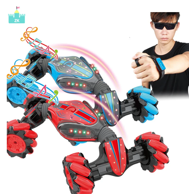 
Toys Hobbies Stunt Rc Car Gesture Sensing Twisting Vehicle Stunt Double Toy Car 360 Degrees 