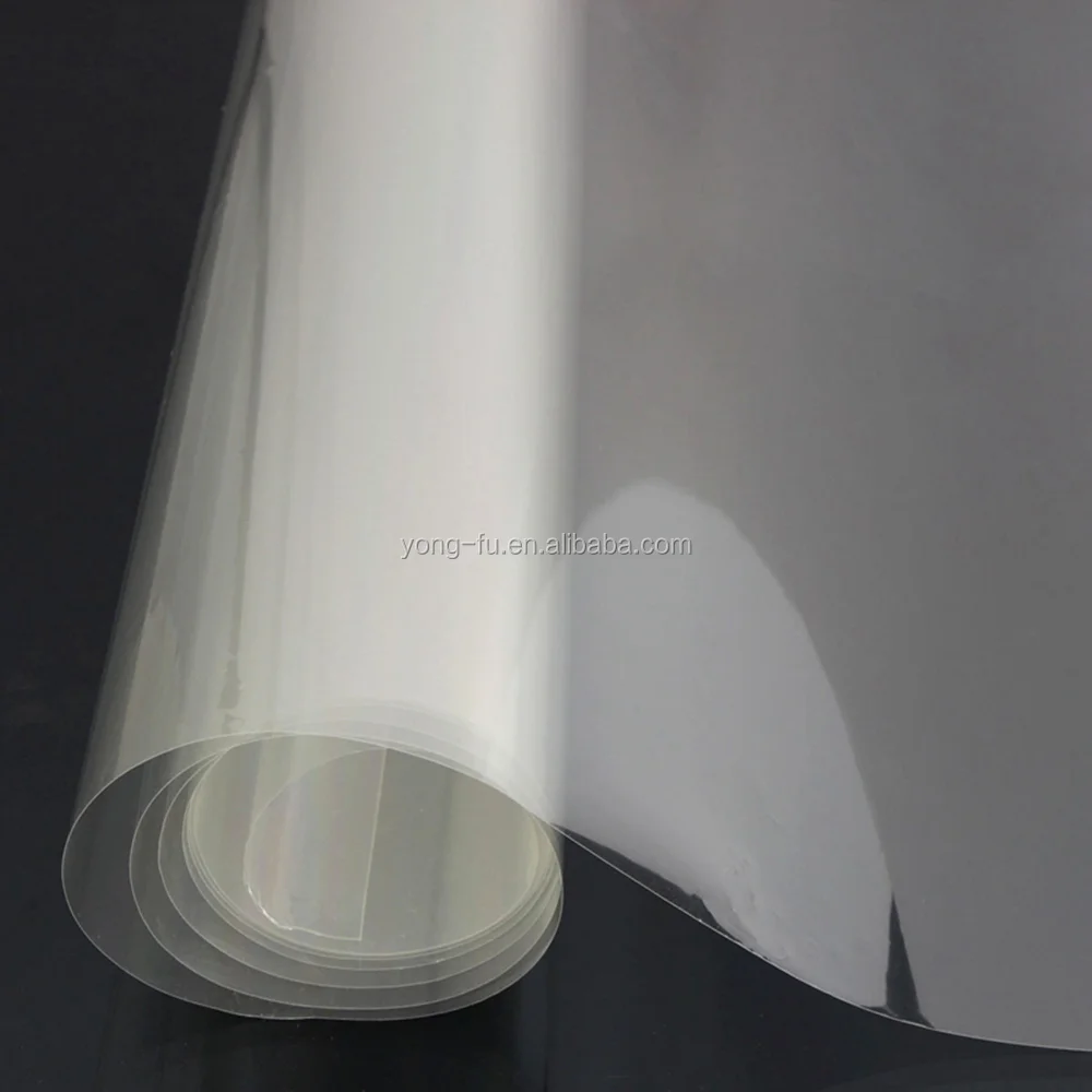 wholesale price SF-4mil PET plastic safety Clear security window tint glass film for building home  film